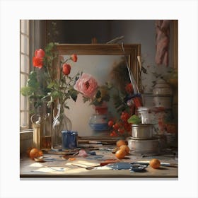 'Artist'S Studio' Canvas Print