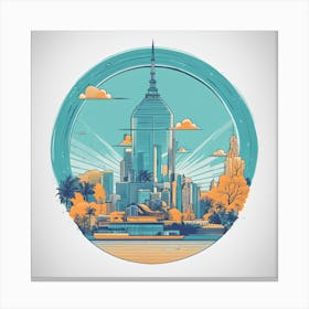 Hong Kong City Canvas Print