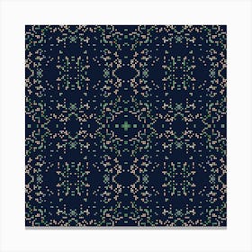 Cross Stitch Pattern Canvas Print