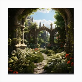 Surreal Love Garden By Csaba Fikker 28 Canvas Print