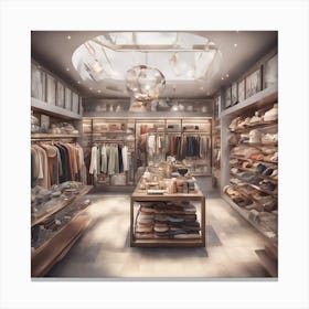 Men'S Clothing Store Canvas Print