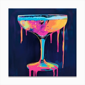 Dripping Martini Canvas Print