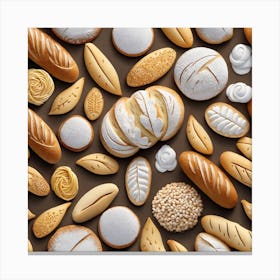 Breads And Pastries 3 Canvas Print