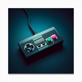 Nintendo Game Controller Canvas Print