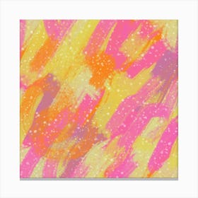 Abstract Tropical vibes 2 Canvas Print