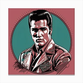 Elvis The Mega Star Canvas Print