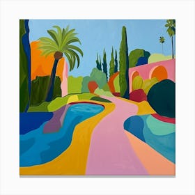 Abstract Park Collection Maria Luisa Park Seville Spain 3 Canvas Print
