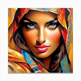 Exotic Beauty Artwork 250 Canvas Print