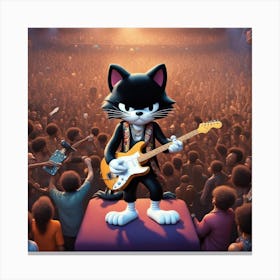 feliz the cat Canvas Print