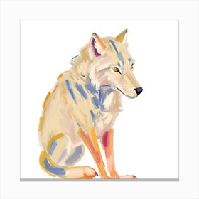 Arctic Wolf 02 Canvas Print