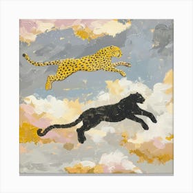 Cheetahs In The Sky 2 Canvas Print