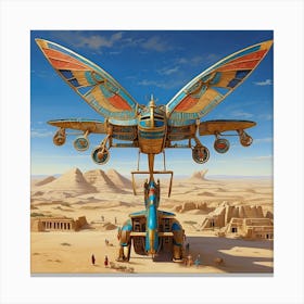 Ancient Flying Machine Canvas Print