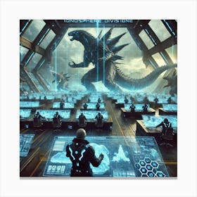 Kaiju Command Division Canvas Print