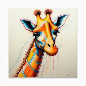 Giraffe 128 Canvas Print