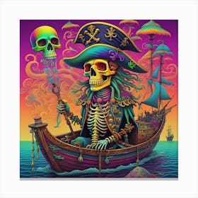 Bones Of The High Seas Canvas Print