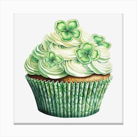 Clover Cupcake (12) Canvas Print