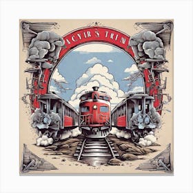 Walker'S Train Canvas Print