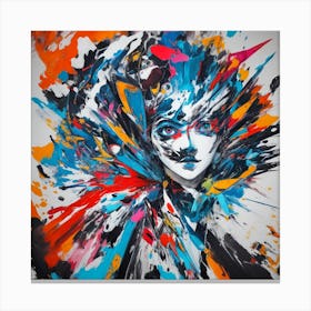 Abstract Painting Canvas Print