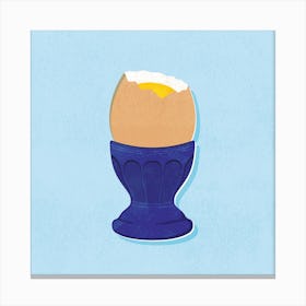 Egg Cup Square Canvas Print