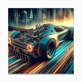 Futuristic Racing Car 17 Toile