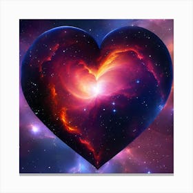 Heart Of Space 1 Canvas Print