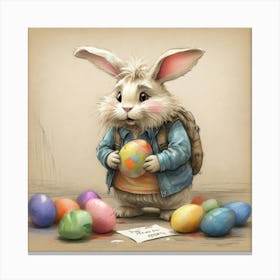 Easter Bunny 28 Canvas Print