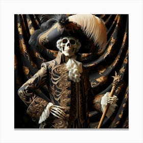 Skeleton 9 Canvas Print