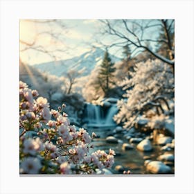 Snowy Landscape 1 Canvas Print