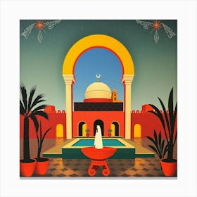 Islamic Mosque 2 Canvas Print