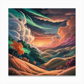 Landscape Art Canvas Print