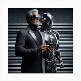 Robot Man 8 Canvas Print