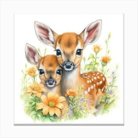 Fawns 2 Leinwandbild