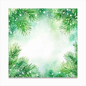 A Watercolour Style Depiction Of A Festive Environment Weaving Together Elements Of Magic And Celeb 2 1 Canvas Print