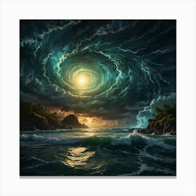 Stormy Night 3 Canvas Print