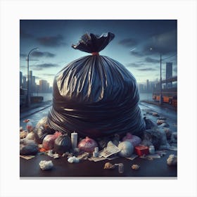 Garbage Bag 1 Canvas Print
