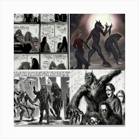 Werewolf Capture Canvas Print