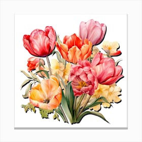 Elegant Tulip Canvas Print