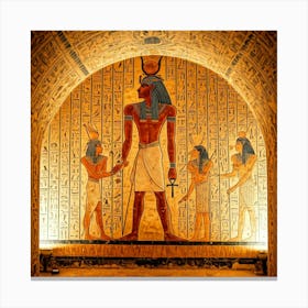 Egyptian Temple Canvas Print