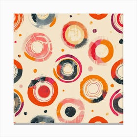 Abstract Circles 58 Canvas Print