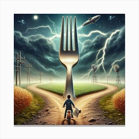 Fork in the Road 1 Toile