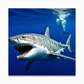 Great White Shark 14 Canvas Print