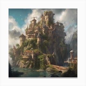 Fantasy Castle 25 Canvas Print