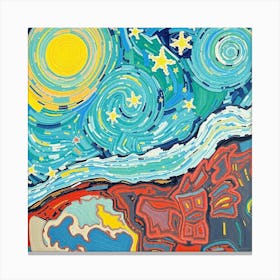 Starry Night 16 Canvas Print