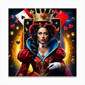 Queen Of Hearts 4 Canvas Print