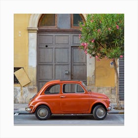 Cars In Sicily Canvas Print