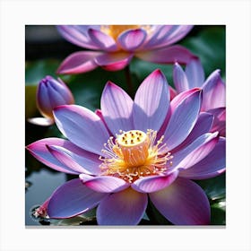 Lotus Flower Canvas Print