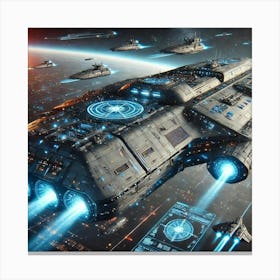 Lumen Command Ship Converted Canvas Print