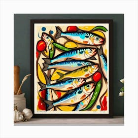 Sardines 1 Canvas Print