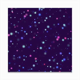 Space Background Canvas Print