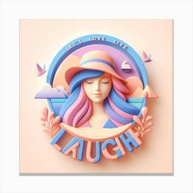 Love Live Laugh Canvas Print